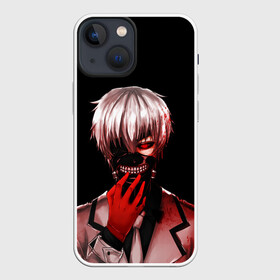 Чехол для iPhone 13 mini с принтом Ken Kaneki в крови в городе Новоалтайск,  |  | anime | blood | eyepatch | ghoul | kaneki | ken | one eyed | tokyo | tokyoghoul | гуль | канеки | кен | кровь | одноглазый | токийский