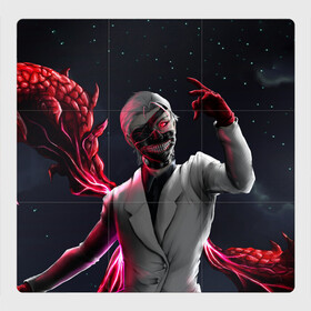 Магнитный плакат 3Х3 с принтом Ken Kaneki машет рукой в городе Новоалтайск, Полимерный материал с магнитным слоем | 9 деталей размером 9*9 см | anime | blood | eyepatch | ghoul | kaneki | ken | one eyed | tokyo | tokyoghoul | гуль | канеки | кен | кровь | одноглазый | токийский