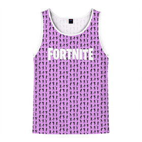 Мужская майка 3D с принтом Fortnite в городе Новоалтайск, 100% полиэстер | круглая горловина, приталенный силуэт, длина до линии бедра. Пройма и горловина окантованы тонкой бейкой | battle | dance | epic | floss | fortnite | games | lama | royale | save | soldier | world | битва | королевская | лама | солдат | танец | флосс | фортнайт