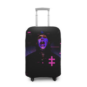 Чехол для чемодана 3D с принтом Marilyn Manson в городе Новоалтайск, 86% полиэфир, 14% спандекс | двустороннее нанесение принта, прорези для ручек и колес | cry | inch | industrial | little | manson | marilyn | music | nails | nin | rock | sister | индастриал | инч | мансон | менсен | менсон | мерилин | мерлин | музыка | мэнсон | мэрилин | мэрлин | найн | нин | нэйлс | рок