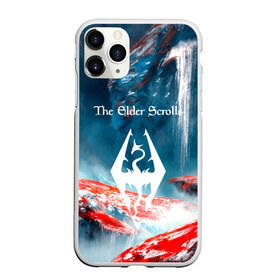 Чехол для iPhone 11 Pro матовый с принтом The Elder Scrolls в городе Новоалтайск, Силикон |  | Тематика изображения на принте: art game | art skyrim | forest | game | skyrim | the elder scrolls v skyrim | горы | довакин | древние свитки | игра | лес | небо | скайрим