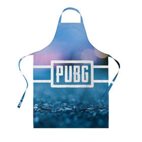 Фартук 3D с принтом PUBG light blue в городе Новоалтайск, 100% полиэстер | общий размер — 65 х 85 см, ширина нагрудника — 26 см, горловина — 53 см, длина завязок — 54 см, общий обхват в поясе — 173 см. Принт на завязках и на горловине наносится с двух сторон, на основной части фартука — только с внешней стороны | pubg | игра | лого | пубг | светлый | стрелялка | шутер