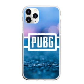 Чехол для iPhone 11 Pro матовый с принтом PUBG light blue в городе Новоалтайск, Силикон |  | Тематика изображения на принте: pubg | игра | лого | пубг | светлый | стрелялка | шутер