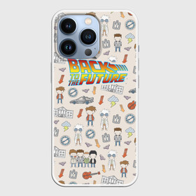 Чехол для iPhone 13 Pro с принтом Back to the future_5 в городе Новоалтайск,  |  | back to the future | doc | emmet brown | marty mcfly | док | культовое кино | марти макфлай | путешествия во времени | роберт земекис | эйнштейн | эммет браун