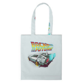 Сумка 3D повседневная с принтом Back to the future_4 в городе Новоалтайск, 100% полиэстер | Плотность: 200 г/м2; Размер: 34×35 см; Высота лямок: 30 см | back to the future | doc | emmet brown | marty mcfly | док | культовое кино | марти макфлай | путешествия во времени | роберт земекис | эйнштейн | эммет браун
