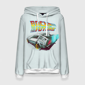 Женская толстовка 3D с принтом Back to the future_4 в городе Новоалтайск, 100% полиэстер  | двухслойный капюшон со шнурком для регулировки, мягкие манжеты на рукавах и по низу толстовки, спереди карман-кенгуру с мягким внутренним слоем. | back to the future | doc | emmet brown | marty mcfly | док | культовое кино | марти макфлай | путешествия во времени | роберт земекис | эйнштейн | эммет браун