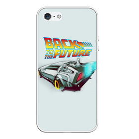 Чехол для iPhone 5/5S матовый с принтом Back to the future_4 в городе Новоалтайск, Силикон | Область печати: задняя сторона чехла, без боковых панелей | back to the future | doc | emmet brown | marty mcfly | док | культовое кино | марти макфлай | путешествия во времени | роберт земекис | эйнштейн | эммет браун