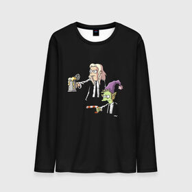 Мужской лонгслив 3D с принтом Disenchantment. Pulp Fiction в городе Новоалтайск, 100% полиэстер | длинные рукава, круглый вырез горловины, полуприлегающий силуэт | криминальное чтиво | разочарование | тарантино | эльф