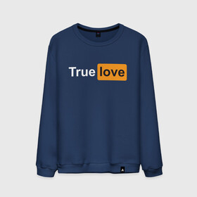 Мужской свитшот хлопок с принтом True Love в городе Новоалтайск, 100% хлопок |  | любовь | настоящая | реальная | честная | чистая | чувства
