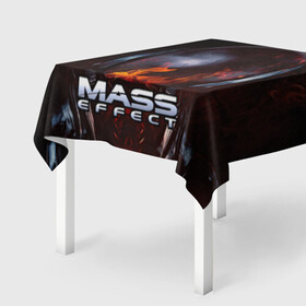 Скатерть 3D с принтом MASS EFFECT в городе Новоалтайск, 100% полиэстер (ткань не мнется и не растягивается) | Размер: 150*150 см | amdromeda initiative | andromeda | game | gun | hemet | n7 | rifle | ryder | soldier | space | star | weapon