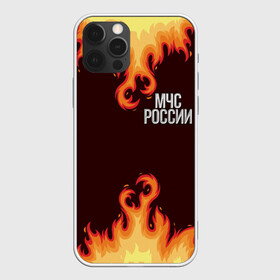 Чехол для iPhone 12 Pro Max с принтом МЧС России в городе Новоалтайск, Силикон |  | Тематика изображения на принте: мчс | огонь | пламя | пожар | пожарник | пожарный | профессия | россия
