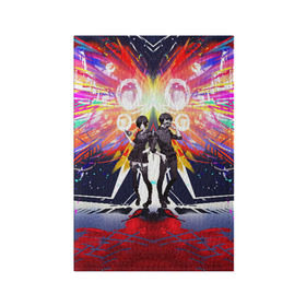 Обложка для паспорта матовая кожа с принтом Touka Kirishima & Kaneki Ken (Tokyo Ghoul) в городе Новоалтайск, натуральная матовая кожа | размер 19,3 х 13,7 см; прозрачные пластиковые крепления | anime | kaneki ken | tokyo ghoul | touka kirishima | аниме | канеки кен | тока киришима | токийский гуль