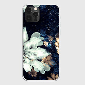 Чехол для iPhone 12 Pro Max с принтом Космические цветы в городе Новоалтайск, Силикон |  | белый | звезды | космос | цветок | цветы