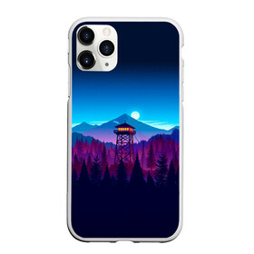 Чехол для iPhone 11 Pro Max матовый с принтом Firewatch в городе Новоалтайск, Силикон |  | Тематика изображения на принте: indi | panic | вышка | дозор | игра | инди | лес | ночь | пожарный | природа