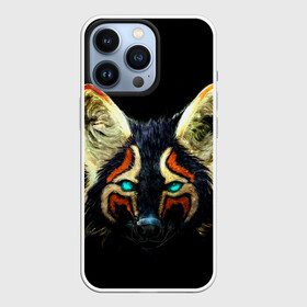Чехол для iPhone 13 Pro с принтом Рыжий лис в городе Новоалтайск,  |  | Тематика изображения на принте: животное | лиса | рыжий | фыр | черный