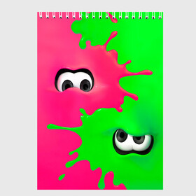 Скетчбук Splatoon: в городе Новоалтайск, 100% бумага
| 48 листов, плотность листов — 100 г/м2, плотность картонной обложки — 250 г/м2. Листы скреплены сверху удобной пружинной спиралью | брызги | глаза | зеленый | игра | краски | розовый | салатовый