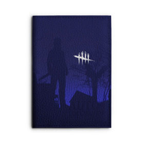 Обложка для автодокументов с принтом DEAD BY DAYLIGHT в городе Новоалтайск, натуральная кожа |  размер 19,9*13 см; внутри 4 больших “конверта” для документов и один маленький отдел — туда идеально встанут права | dead by daylight | game | hillbilly | maniacs | trapper | wraith | деревенщина | игра | мертвые днем | охотник | призрак