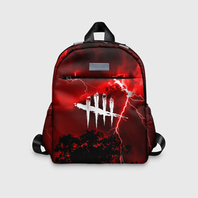 Детский рюкзак 3D с принтом DEAD BY DAYLIGHT в городе Новоалтайск, 100% полиэстер | лямки с регулируемой длиной, сверху петелька, чтобы рюкзак можно было повесить на вешалку. Основное отделение закрывается на молнию, как и внешний карман. Внутри дополнительный карман. По бокам два дополнительных кармашка | dead by daylight | game | hillbilly | maniacs | trapper | wraith | деревенщина | мертвые днем | охотник | призрак