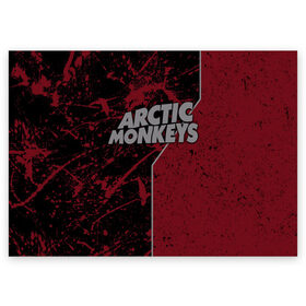 Поздравительная открытка с принтом Arctic Monkeys в городе Новоалтайск, 100% бумага | плотность бумаги 280 г/м2, матовая, на обратной стороне линовка и место для марки
 | Тематика изображения на принте: британская | гараж | группа | инди рок | метал | ню | постпанк | психоделический | рок | хай грин | электроник
