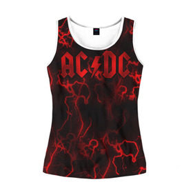 Женская майка 3D с принтом AC/DC в городе Новоалтайск, 100% полиэстер | круглая горловина, прямой силуэт, длина до линии бедра | австралийская | ангус янг | блюз | группа | малькольм янг | рок | рок н ролл | стиви янг | хард