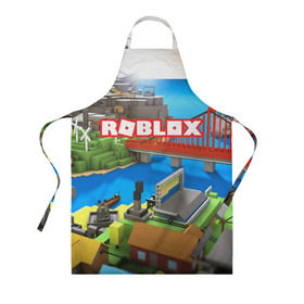 Фартук 3D с принтом ROBLOX в городе Новоалтайск, 100% полиэстер | общий размер — 65 х 85 см, ширина нагрудника — 26 см, горловина — 53 см, длина завязок — 54 см, общий обхват в поясе — 173 см. Принт на завязках и на горловине наносится с двух сторон, на основной части фартука — только с внешней стороны | block | lego | logo | minecraft | online | oof | quest | roblocks | roblockx | roblox | studio | блок | блоки | голова | игра | игры | квест | лего | лицо | лого | логотип | майнкрафт | онлайн | роблокс | символ | студия