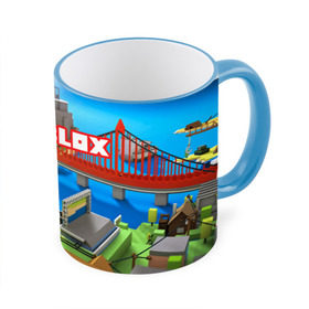Кружка 3D с принтом ROBLOX в городе Новоалтайск, керамика | ёмкость 330 мл | block | lego | logo | minecraft | online | oof | quest | roblocks | roblockx | roblox | studio | блок | блоки | голова | игра | игры | квест | лего | лицо | лого | логотип | майнкрафт | онлайн | роблокс | символ | студия