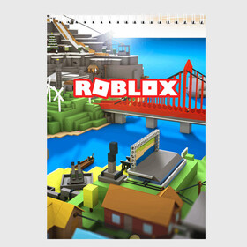 Скетчбук с принтом ROBLOX в городе Новоалтайск, 100% бумага
 | 48 листов, плотность листов — 100 г/м2, плотность картонной обложки — 250 г/м2. Листы скреплены сверху удобной пружинной спиралью | block | lego | logo | minecraft | online | oof | quest | roblocks | roblockx | roblox | studio | блок | блоки | голова | игра | игры | квест | лего | лицо | лого | логотип | майнкрафт | онлайн | роблокс | символ | студия