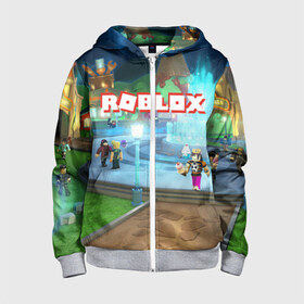 Детская толстовка 3D на молнии с принтом ROBLOX в городе Новоалтайск, 100% полиэстер |  манжеты и пояс оформлены широкой мягкой резинкой, двухслойный капюшон со шнурком для регулировки, спереди карманы и застежка-молния
 | block | lego | logo | minecraft | online | oof | quest | roblocks | roblockx | roblox | studio | блок | блоки | голова | игра | игры | квест | лего | лицо | лого | логотип | майнкрафт | онлайн | роблокс | символ | студия