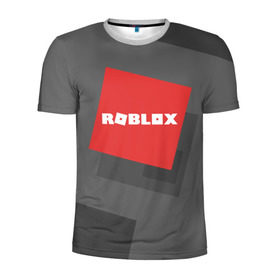 Мужская футболка 3D спортивная с принтом ROBLOX в городе Новоалтайск, 100% полиэстер с улучшенными характеристиками | приталенный силуэт, круглая горловина, широкие плечи, сужается к линии бедра | Тематика изображения на принте: block | lego | logo | minecraft | online | oof | quest | roblocks | roblockx | roblox | studio | блок | блоки | голова | игра | игры | квест | лего | лицо | лого | логотип | майнкрафт | онлайн | роблокс | символ | студия