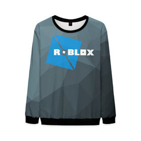 Мужской свитшот 3D с принтом Roblox Studio в городе Новоалтайск, 100% полиэстер с мягким внутренним слоем | круглый вырез горловины, мягкая резинка на манжетах и поясе, свободная посадка по фигуре | block | lego | logo | minecraft | online | oof | quest | roblocks | roblockx | roblox | studio | блок | блоки | голова | игра | игры | квест | лего | лицо | лого | логотип | майнкрафт | онлайн | роблокс | символ | студия