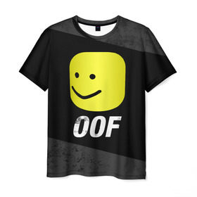 Мужская футболка 3D с принтом Roblox OOF Мем в городе Новоалтайск, 100% полиэфир | прямой крой, круглый вырез горловины, длина до линии бедер | Тематика изображения на принте: lego | logo | meme | memes | minecraft | oof | quest | roblocks | roblockx | roblox | studio | блок | блоки | голова | игра | игры | квест | лего | лицо | лого | логотип | майнкрафт | мем | мемы | онлайн | роблокс | студия