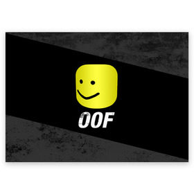 Поздравительная открытка с принтом Roblox OOF Мем в городе Новоалтайск, 100% бумага | плотность бумаги 280 г/м2, матовая, на обратной стороне линовка и место для марки
 | Тематика изображения на принте: lego | logo | meme | memes | minecraft | oof | quest | roblocks | roblockx | roblox | studio | блок | блоки | голова | игра | игры | квест | лего | лицо | лого | логотип | майнкрафт | мем | мемы | онлайн | роблокс | студия