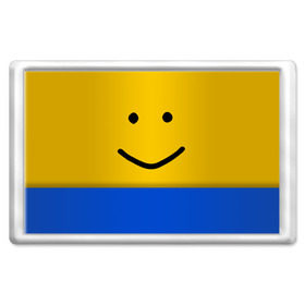 Магнит 45*70 с принтом ROBLOX NOOB Face в городе Новоалтайск, Пластик | Размер: 78*52 мм; Размер печати: 70*45 | Тематика изображения на принте: lego | logo | meme | memes | minecraft | oof | quest | roblocks | roblockx | roblox | studio | блок | блоки | голова | игра | игры | квест | лего | лицо | лого | логотип | майнкрафт | мем | мемы | онлайн | роблокс | студия