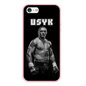Чехол для iPhone 5/5S матовый с принтом USYK в городе Новоалтайск, Силикон | Область печати: задняя сторона чехла, без боковых панелей | александр усик | одежда усик | олександр усик | усик | усик магазин