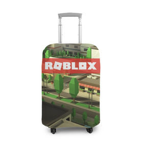 Чехол для чемодана 3D с принтом ROBLOX City в городе Новоалтайск, 86% полиэфир, 14% спандекс | двустороннее нанесение принта, прорези для ручек и колес | lego | logo | meme | memes | minecraft | oof | quest | roblocks | roblockx | roblox | studio | блок | блоки | голова | игра | игры | квест | лего | лицо | лого | логотип | майнкрафт | мем | мемы | онлайн | роблокс | студия