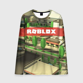 Мужской лонгслив 3D с принтом ROBLOX City в городе Новоалтайск, 100% полиэстер | длинные рукава, круглый вырез горловины, полуприлегающий силуэт | lego | logo | meme | memes | minecraft | oof | quest | roblocks | roblockx | roblox | studio | блок | блоки | голова | игра | игры | квест | лего | лицо | лого | логотип | майнкрафт | мем | мемы | онлайн | роблокс | студия