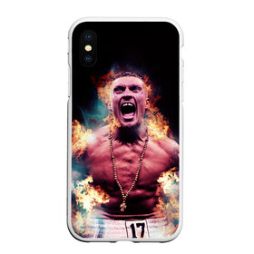 Чехол для iPhone XS Max матовый с принтом Александр Усик в городе Новоалтайск, Силикон | Область печати: задняя сторона чехла, без боковых панелей | usyk | бокс | усик