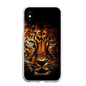 Чехол для iPhone XS Max матовый с принтом Ягуар в городе Новоалтайск, Силикон | Область печати: задняя сторона чехла, без боковых панелей | Тематика изображения на принте: гепард | кошка | леопард | охотник | тигр | хищник | ягуар