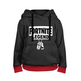 Детская толстовка 3D с принтом FORTNITE LEGEND в городе Новоалтайск, 100% полиэстер | двухслойный капюшон со шнурком для регулировки, мягкие манжеты на рукавах и по низу толстовки, спереди карман-кенгуру с мягким внутренним слоем | fnchap2 | fortnite | fortnite 2 | fortnite x | marshmello | ninja | ninja hyper streamer | ninja streamer | streamer | tyler blevins | маршмелло | ниндзя | фортнайт | фортнайт 2 | фортнайт глава 2