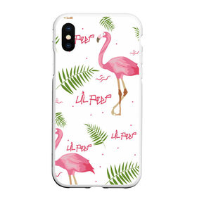 Чехол для iPhone XS Max матовый с принтом Lil Peep pink flamingo в городе Новоалтайск, Силикон | Область печати: задняя сторона чехла, без боковых панелей | benz truck | girls. pink | gustav hr | hip hop | lil | lil peep | peep | rap | лил | лилпип | листья | пальма | пальмы | пип | розовый | рэп | фламинго | хип хоп | эмо | эмо реп