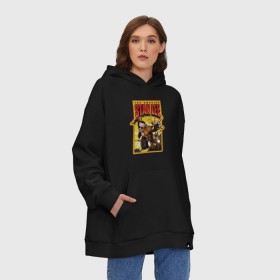 Худи SuperOversize хлопок с принтом Amazing STAN LEE в городе Новоалтайск, 70% хлопок, 30% полиэстер, мягкий начес внутри | карман-кенгуру, эластичная резинка на манжетах и по нижней кромке, двухслойный капюшон
 | amazing | stan | stan lee | автор | знаменитость. личность | комиксы | легенда | лицо | обложка | очки | писатель | портрет | редактор | стен | стен ли | художник