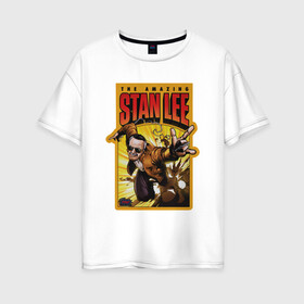 Женская футболка хлопок Oversize Amazing STAN LEE: в городе Новоалтайск, 100% хлопок | свободный крой, круглый ворот, спущенный рукав, длина до линии бедер
| amazing | stan | stan lee | автор | знаменитость. личность | комиксы | легенда | лицо | обложка | очки | писатель | портрет | редактор | стен | стен ли | художник