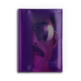Обложка для автодокументов с принтом Bohemian Rhapsody в городе Новоалтайск, натуральная кожа |  размер 19,9*13 см; внутри 4 больших “конверта” для документов и один маленький отдел — туда идеально встанут права | Тематика изображения на принте: band | bohemian | film | freddie | legend | mercury | movie | queen | rhapsody | rock | singer | богемская | вокалист | группа | квин | кино | куин | легенда | меркури | меркьюри | меркюри | певец | рапсодия | рок | фильм | фредди