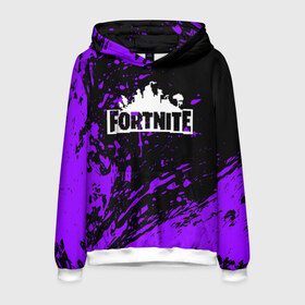 Мужская толстовка 3D с принтом FORTNITE в городе Новоалтайск, 100% полиэстер | двухслойный капюшон со шнурком для регулировки, мягкие манжеты на рукавах и по низу толстовки, спереди карман-кенгуру с мягким внутренним слоем. | Тематика изображения на принте: 2019 | armor | armour | cybersport | esport | fortnite | game | llama | logo | броня | игра | киберспорт | лама | симулятор строительства | строительство | фиолетовый | фирменные цвета | фортнайт
