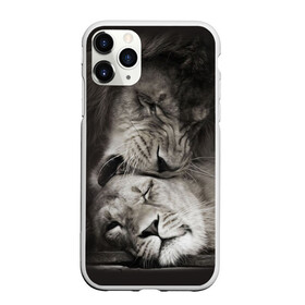 Чехол для iPhone 11 Pro матовый с принтом Лев и львица в городе Новоалтайск, Силикон |  | животные | кот | кошка | лев | львица | оскал | природа | рык | рычит | хищник