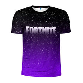 Мужская футболка 3D спортивная с принтом FORTNITE SPACE в городе Новоалтайск, 100% полиэстер с улучшенными характеристиками | приталенный силуэт, круглая горловина, широкие плечи, сужается к линии бедра | 2019 | armor | armour | cybersport | esport | fortnite | game | llama | logo | броня | игра | киберспорт | лама | симулятор строительства | строительство | фиолетовый | фирменные цвета | фортнайт