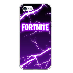 Чехол для iPhone 5/5S матовый с принтом FORTNITE STORM в городе Новоалтайск, Силикон | Область печати: задняя сторона чехла, без боковых панелей | 2019 | armor | armour | battle royale | cybersport | esport | fortnite | game | llama | logo | storm | батл рояль | броня | буря | игра | киберспорт | лама | молнии | молния | разряд | симулятор строительства | строительство | ток | фиолето