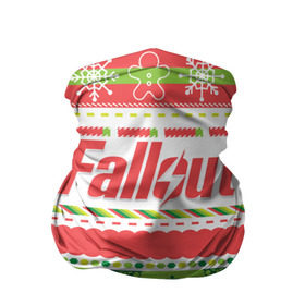 Бандана-труба 3D с принтом Fallout Новогодний в городе Новоалтайск, 100% полиэстер, ткань с особыми свойствами — Activecool | плотность 150‒180 г/м2; хорошо тянется, но сохраняет форму | 