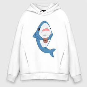 Мужское худи Oversize хлопок с принтом Hype Shark в городе Новоалтайск, френч-терри — 70% хлопок, 30% полиэстер. Мягкий теплый начес внутри —100% хлопок | боковые карманы, эластичные манжеты и нижняя кромка, капюшон на магнитной кнопке | coffee | cute | hype | kawaii | shark | акула | кофе | милый | море | рыба | хищник