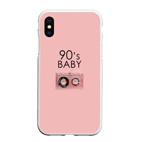 Чехол для iPhone XS Max матовый с принтом 90-е в городе Новоалтайск, Силикон | Область печати: задняя сторона чехла, без боковых панелей | mtv | music | детство | дискотека | кассета | музыка | перестройка | ретро | ссср